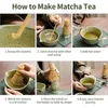 7-Teilig Japanisches Matcha Set Tea , Keramik, Bambus Produktbild-Vorschau 5
