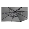 Lesli Living Ampelschirm "Virgo Flex" Grey 3x3m Produktbild-Vorschau 3