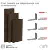 LAMO Manufaktur 3 Stück Wandregal Holz 40/35/30cm | Produktbild-Vorschau 4