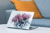 MuchoWow® Laptop Aufkleber Sticker Cover Rosa Pfingstrosen Produktbild-Vorschau 4
