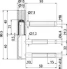HERMAT Einbohrband 6841,2tlg.,Vollblatt,classic Produktbild-Vorschau 3