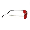 Sonnenbrille Schmal Rot Getönt eckig Rechteckig Matrix Neo Produktbild-Vorschau 3