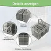 Besteckkorb Geschirrspüler mit Griff und Deckel, kompatibel Produktbild-Vorschau 5