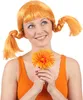 Oranžové vrkoče parochne pre ženy Náhľad obrázku produktu 2