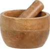 Mörser mit Pistill Koopman, Holz, 10x6,5 cm, braun Produktbild-Vorschau 1