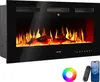 Elektrický nástěnný krb Luci, 2 nastavení teploty, efekt Náhled obrázku produktu 10