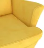 vidaXL Fauteuil jaune moutarde velours Voir les images du produit 6