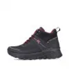 A black and red boot is shown against a white background. Produktbild-Vorschau