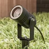 Lucande Außenstrahler Galina, Erdspieß, Stecker, grau, 11 Produktbild-Vorschau 7