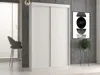 Kleiderschrank 120 cm mit Schiebetüren RANNO 1 – weiß Produktbild-Vorschau 8