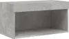 The Living Store TV-Schrank mit LED-Leuchten Betongrau Produktbild-Vorschau 8