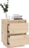 vidaXL Nachttisch 40x35x50 cm Massivholz Kiefer Produktbild-Vorschau 3