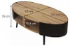 Konferenční stůl Vicco Lofta Černá 120 x 60 cm, Model 58486 Náhled obrázku produktu 2