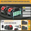Akku Rasentrimmer mit 2× 4000mAh Akkus, 750W Produktbild-Vorschau 5