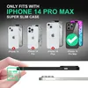 Hybrid Hülle für iPhone 14 Pro Max - Klar Transparent Acryl Produktbild-Vorschau 4
