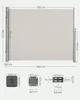 SONGMICS Hliníková bočná markíza 180 x 350 cm 280 g/m² Náhľad obrázku produktu 3