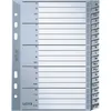 Leitz Register 12650000 A-Z DIN A5 16,5x21cm 20Bl. PP grau Produktbild-Vorschau 4