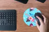 MuchoWow® Mauspad Mousepad Vogel - Blumen - Muster 20x20 cm Produktbild-Vorschau 5