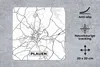 MuchoWow® Mauspad Mousepad Plauen - Karte - Stadtplan 20x20 Produktbild-Vorschau 2