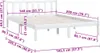 VidaXL 810083, Weiß, 145,5 cm, 2,06 m, 69,5 cm, 1400 x 2000 Produktbild-Vorschau 8