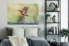 OneMillionCanvasses® - Leinwandbilder - 140x90 cm, Eisvogel Produktbild-Vorschau 6