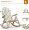 Silla mecedora Outsunny, sillón oscilante, silla de jardín, Vista previa de la imagen del producto 6