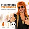 4-in-1 Kostüm Set für Fasching & Karneval – Vokuhila 80er & Produktbild-Vorschau 3