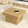 Sweiko Elegancki drewniany stolik kawowy z blatem PB i Podgląd zdjęcia produktu 6