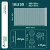 VOUNOT® Panneau de clôture 1.5×10m, Protection visuelle Voir les images du produit 3