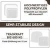 JustValue Möbelerhöher – 6er-Set – 13 cm Erhöhung – Max. Produktbild-Vorschau 8