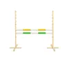 Sprunghindernis für Hobby Horse 120cm, zwei Balken - gelb Produktbild-Vorschau 1