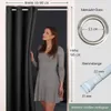 tinycurtains Türvorhang 195x150cm mit Teleskopstange Produktbild-Vorschau 2
