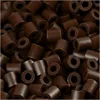 Fotoperlen, Größe 5x5 mm, Lochgröße 2,5 mm, Dunkelbraun Produktbild-Vorschau 1