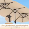 COSTWAY Doppelsonnenschirm 375x200cm, Gartenschirm mit Produktbild-Vorschau 8
