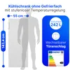 Bomann Vollraumkühlschrank VS 7316 weiß 56cm Produktbild-Vorschau 3