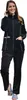 RAIKOU Damen Baumwolle Schlafanzug 40/42 Velours Produktbild-Vorschau 2
