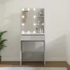 vidaXL Toaletní stolek s LED betonem šedý 60x40x140 cm - Náhled obrázku produktu 11