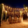 10m 400 LED Eisregen Lichterkette 8 Beleuchtungsmodi 31V Produktbild-Vorschau 6