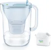 A water filter pitcher and its replacement filter. Náhled obrázku produktu