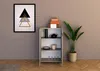 ITAMOBY - Credenza alta 2 ante 70x35x110 cm Riflesso Anteprima dell’immagine prodotto 3