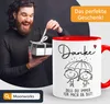 Tasse Geschenk Liebe Spruch Danke dass du immer für mich da Produktbild-Vorschau 4