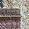 Tapis Shaggy multicolore rose, gris et crème pour le salon Voir les images du produit 6