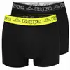 Boxerky Kappa Boxerky 2-balení Black/Limeade Black Náhled obrázku produktu 1