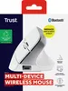 The image shows the packaging of a Trust Bayo+ multi-device wireless mouse. Produktbild-Vorschau