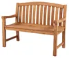 Teakholz Garten-/Balkonsitzbank - bene living - Swindon 120 Produktbild-Vorschau 1