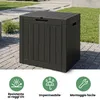 Baule da giardino impermeabile 117L contenitore esterno Anteprima dell’immagine prodotto 6