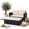 Mucola Mobili da giardino Polyrattan Lounge Chair Sofa Anteprima dell’immagine prodotto 2