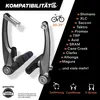 V-Brake Bremsbacken 2 Paar Fahrrad Bremsschuh V-Bremsen & Produktbild-Vorschau 2