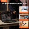 Bohrerset 246-teiliges Schraubendreher-Bit-Set mit Produktbild-Vorschau 2