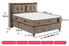 Pointhome Bambi Boxspringbett Set 180x200 H3, Bamboo Sleep, Produktbild-Vorschau 3